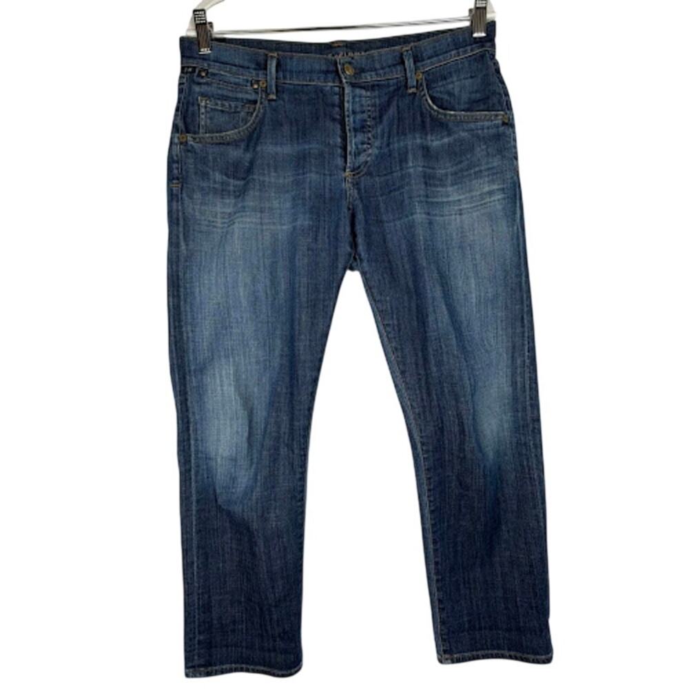 Citizens of Humanity Dylan Jeans 28 Medium Wash Straight Leg Denim USA Made $230